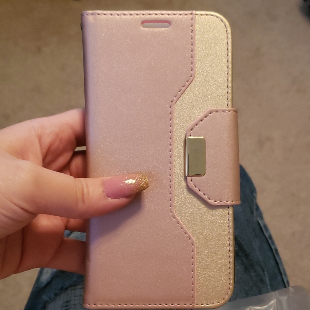 Galaxy S7 Edge Wallet Phone Case W/ Mirror